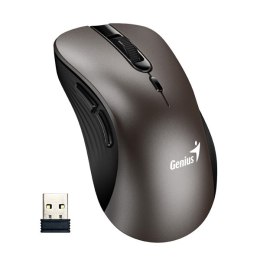 Myš bezdrátová, Genius Ergo 8100S, titanová, optická, 1600DPI