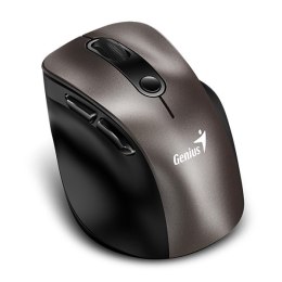 Myš bezdrátová, Genius Ergo 9000S, titanová, optická, 2400DPI