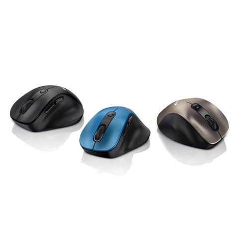 Myš bezdrátová, Genius Ergo 9000S, titanová, optická, 2400DPI