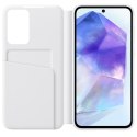Etui Samsung EF-ZA556CWEGWW A55 5G A556 biały/white Smart View Wallet Case