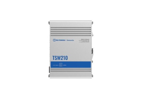 Przełącznik niezarządzalny TSW210 Switch 2xSFP 8xPoE+ 8xGbE DIN RAIL Back Panel