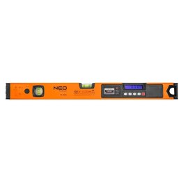 Poziomnica z wyświetlaczem elektronicznym LCD NEO TOOLS 60 cm, aluminium, pion / poziom/ kąt prosty