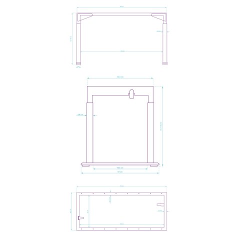 Stelaż / podstawa biurka, elektycznie regulowany, 72-116 cm, czarny, Ultradesk, UPLIFT FRAME