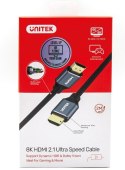 Unitek przewód HDMI 2.1 8K, UHD, 2M - C138W