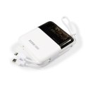 Power bank 10000 mAh Super Charging z wbudowanym kablem USB-C & Lightning PD 20W + QC 22.5W