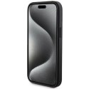 Zestaw Guess GUBPM5P15S4GEMGK iPhone 15 6.1" hardcase + Powerbank 5000mAh MagSafe czarny/black 4G Metal Logo