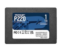 Dysk SSD PATRIOT P220S1TB25 (1 TB /SATA III (6 Gb/s) /550MB/s /500MB/s)