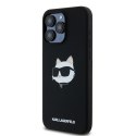 Karl Lagerfeld KLHMP15XSCHPPLK iPhone 15 Pro Max 6.7" czarny/black hardcase Silicone Choupette Head MagSafe