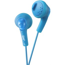 Słuchawki douszne JVC Gumy Niebieski (1m /3.5 mm (niklowany) wtyk/Niebieski)