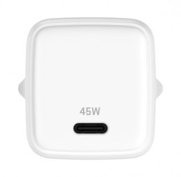 Ładowarka sieciowa USB C 45W 3A Power delivery 3.0 QC3.0 Biała