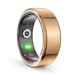 Smart RING złoty, pomiar ciśnienia, tętno, monitorowanie snu, 9