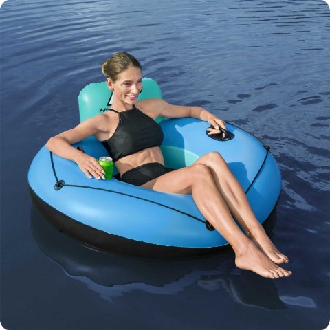 Duże dmuchane koło z oparciem o średnicy 119 cm Bestway 43108