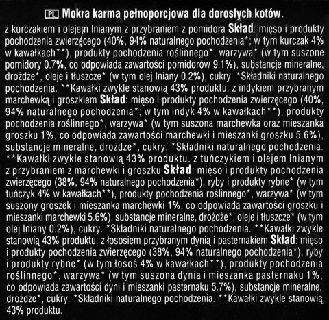 SHEBA Nature's Collection Mix - mokra karma dla kota - 40x85 g