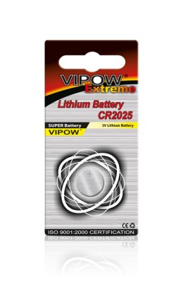 Bateria VIPOW EXTREME CR2025 1szt/blist.