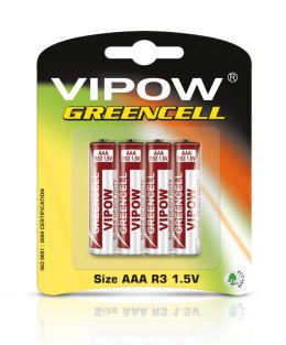 Baterie VIPOW GREENCELL R03 4szt/bl