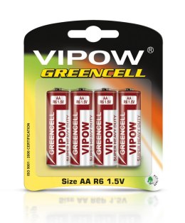 Baterie VIPOW GREENCELL R6 4szt/bl