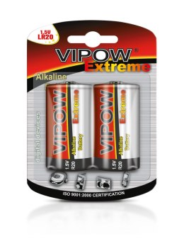 Baterie alkaliczne VIPOW EXTREME LR20 2szt/bl.