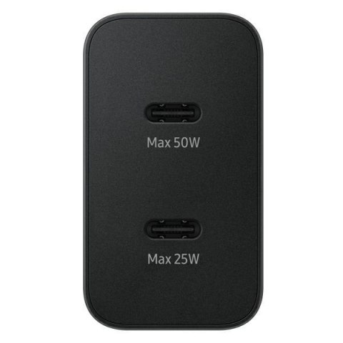 Ład. siec. Samsung EP-T5020XBEGEU PD 50W + kabel USB-C/USB-C 5A 1.8m Super Fast Charge czarny/black