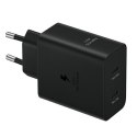 Ład. siec. Samsung EP-T5020XBEGEU PD 50W + kabel USB-C/USB-C 5A 1.8m Super Fast Charge czarny/black