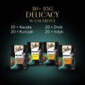 SHEBA Delicacy Drobiowe Smaki w galaretce - mokra karma dla kotów - 80x 85 g