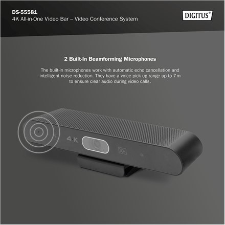 4K All-in-One Video Bar - system wideokonferencyjny | DS-55581