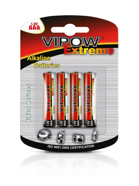 Baterie alkaliczne VIPOW EXTREME LR03 4szt./bl.