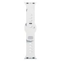3MK Silicone Watch Strap biały/white dla Apple Watch 38/40/41mm