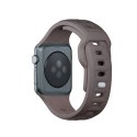 3MK Silicone Watch Strap brązowy/taupe dla Apple Watch 42/44/45/49mm