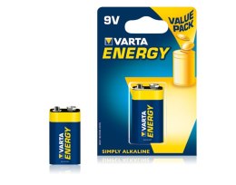 Bateria alkaliczna VARTA 9V ENERGY 1szt./bl.