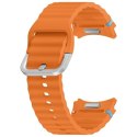 Pasek Sport Band Samsung ET-SNL30SOEGEU do Watch7 / 6 / 5 / 4 20mm S/M pomarańczowy/orange