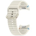 Pasek Sport Band Samsung ET-SNL31LWEGEU do Watch7 / 6 / 5 / 4 20mm M/L kremowy/cream