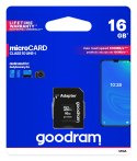 Karta pamięci microSD 16GB UHS-I Goodram z adapterem