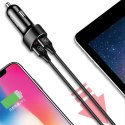 USAMS Ład. sam. 2xUSB C1 2,1A LED czarny/black CC45GC01 (US-CC045)