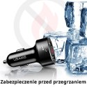 USAMS Ład. sam. 2xUSB C1 2,1A LED czarny/black CC45GC01 (US-CC045)
