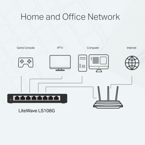 Switch TP-Link LiteWave LS108G