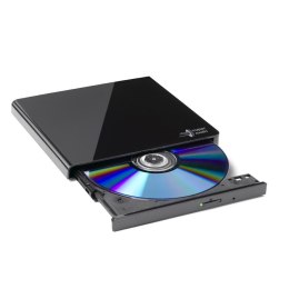 Nagrywarka zewnętrzna DVD -/+ R/RW Slim USB HLDS GP57EB40 (czarna)