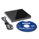 Nagrywarka zewnętrzna DVD -/+ R/RW Slim USB HLDS GP57EB40 (czarna)