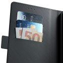 3MK Wallet Case Redmi Note 13 Pro+ czarny/black