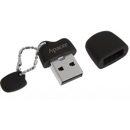 Apacer USB Pendrive, USB 2.0, 64GB, AH118, czarny, AP64GAH118B-1, USB A, z osłoną