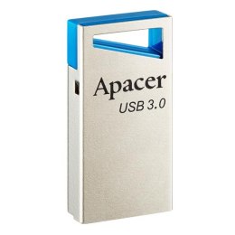 Apacer USB Pendrive, USB 3.0 (3.2 Gen 1), 32GB, AH155, srebrny, AP32GAH155U-1, USB A, z oczkiem na brelok
