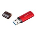 Apacer USB Pendrive, USB 3.0 (3.2 Gen 1), 64GB, AH25B, czerwony, AP64GAH25BR-1, USB A, z osłoną
