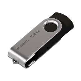 Goodram USB Pendrive, USB 3.0 (3.2 Gen 1), 128GB, UTS3, czarny, UTS3-1280K0R11, USB A, z obrotową osłoną