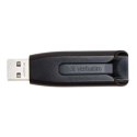 Verbatim USB Pendrive, USB 3.0 (3.2 Gen 1), 128GB, V3, Store N Go, czarny, 49189, USB A, z wysuwanym złączem