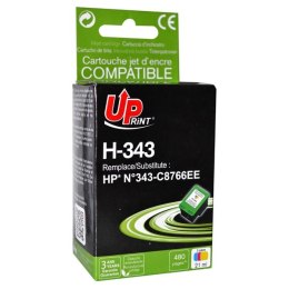 UPrint kompatybilny ink / tusz z C8766EE, HP 343, color, 19ml, H-343CL, dla HP Photosmart 325, 375, OJ-6210, DeskJet 5740
