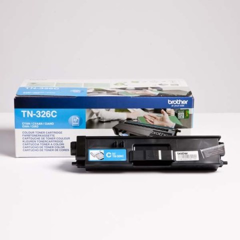 Brother oryginalny toner TN-326C, cyan, 3500s, Brother HL-L8350CDW, DCP-L8400CDN, O