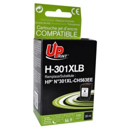 UPrint kompatybilny ink / tusz z CH563EE, HP 301XL, black, 520s, 20ml, H-301XLB, dla HP HP Deskjet 1000, 1050, 2050, 3000, 3050