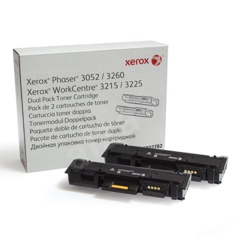 Xerox oryginalny toner 106R02782, black, 6000 (2x3000)s, Xerox Phaser 3052,3260, WorkCentre 3215,3225, dual pack, O