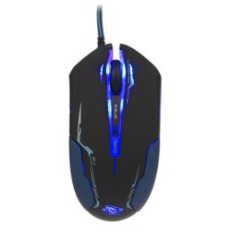 E-Blue Mysz Auroza, 3500DPI, optyczna, 6kl., 1 scroll, przewodowa USB, czarna, do gry