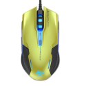 E-Blue Mysz Auroza G, 3000DPI, optyczna, 6kl., 1 scroll, przewodowa USB, zielona, do gry