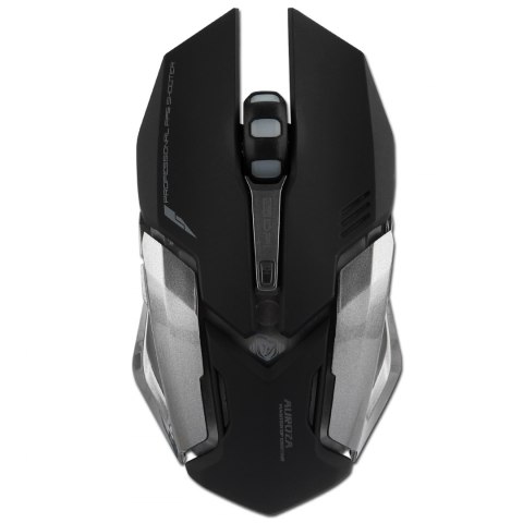E-Blue Mysz Auroza Gaming, 4000DPI, optyczna, 6kl., 1 scroll, przewodowa USB, czarna, do gry